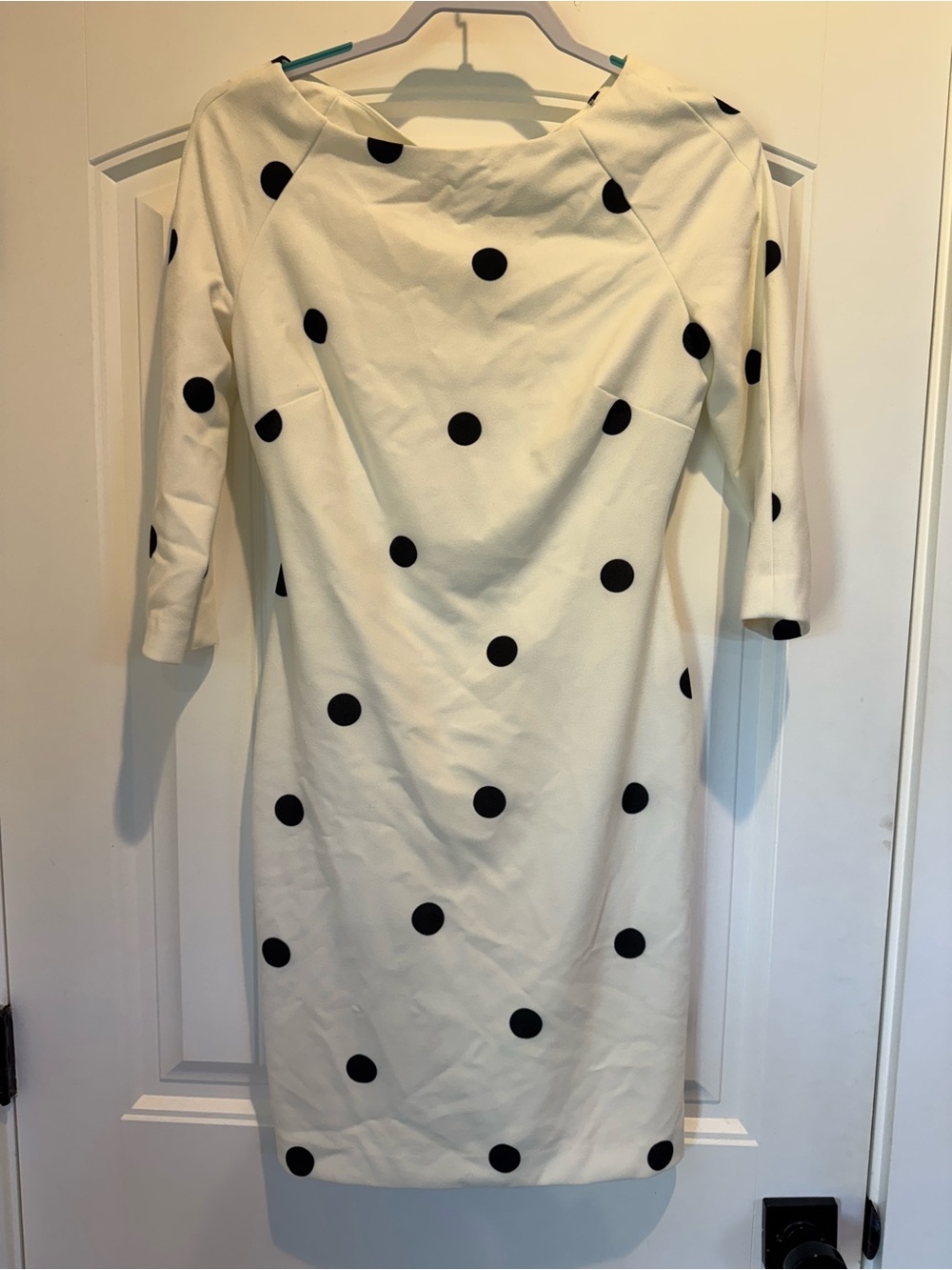 Tommy Hilfiger Black & White Polka Dot Sheath Dress – Size 4